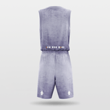 Purple Sublimated Basketball Uniform