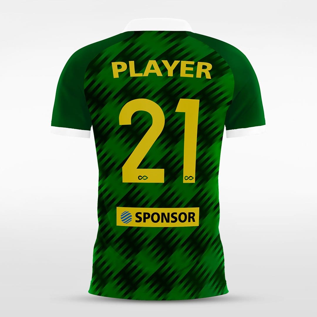 Custom Green Men's Sublimated Soccer Jersey