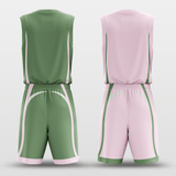 Pink&Green Classic20 Reversible Basketball Set