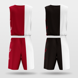 Red&Black Tai Chi Customized Basketball Set