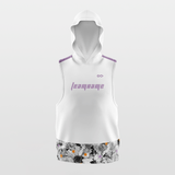 Pixel Flower - Customized Basketball Sleeveless Hoodies