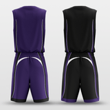 Black&Purple Classic20 Reversible Basketball Set