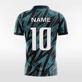 Custom Soccer Jersey Cyan