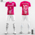 Pink Aurora All Over Sublimation Print Soccer Kits