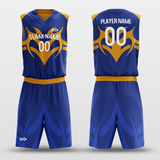 Blue&Yellow Baron Basketball Set for Team