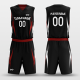 Red&Black Reversible Basketball Set