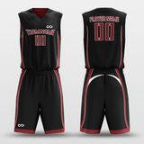 Red&Black Reversible Basketball Set