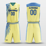 Cyan&Yellow Reversible Basketball Set