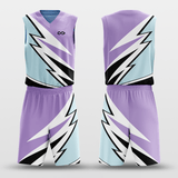 Blue&Purple Windstorm Customized Basketball Set