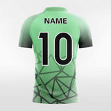 Custom Green Men's Sublimated Soccer Jersey