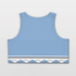 Custom Carolina Blue Women Crop Tops