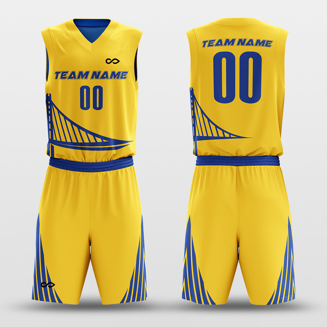 Customized Manhattan Reversible Basketball Suit