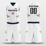 Navy&White Sublimated Basketball Set