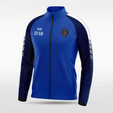 Blue Embrace Wind Stopper Customized Full-Zip Jacket Design