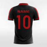 Custom Black Men's Sublimated Soccer Jersey