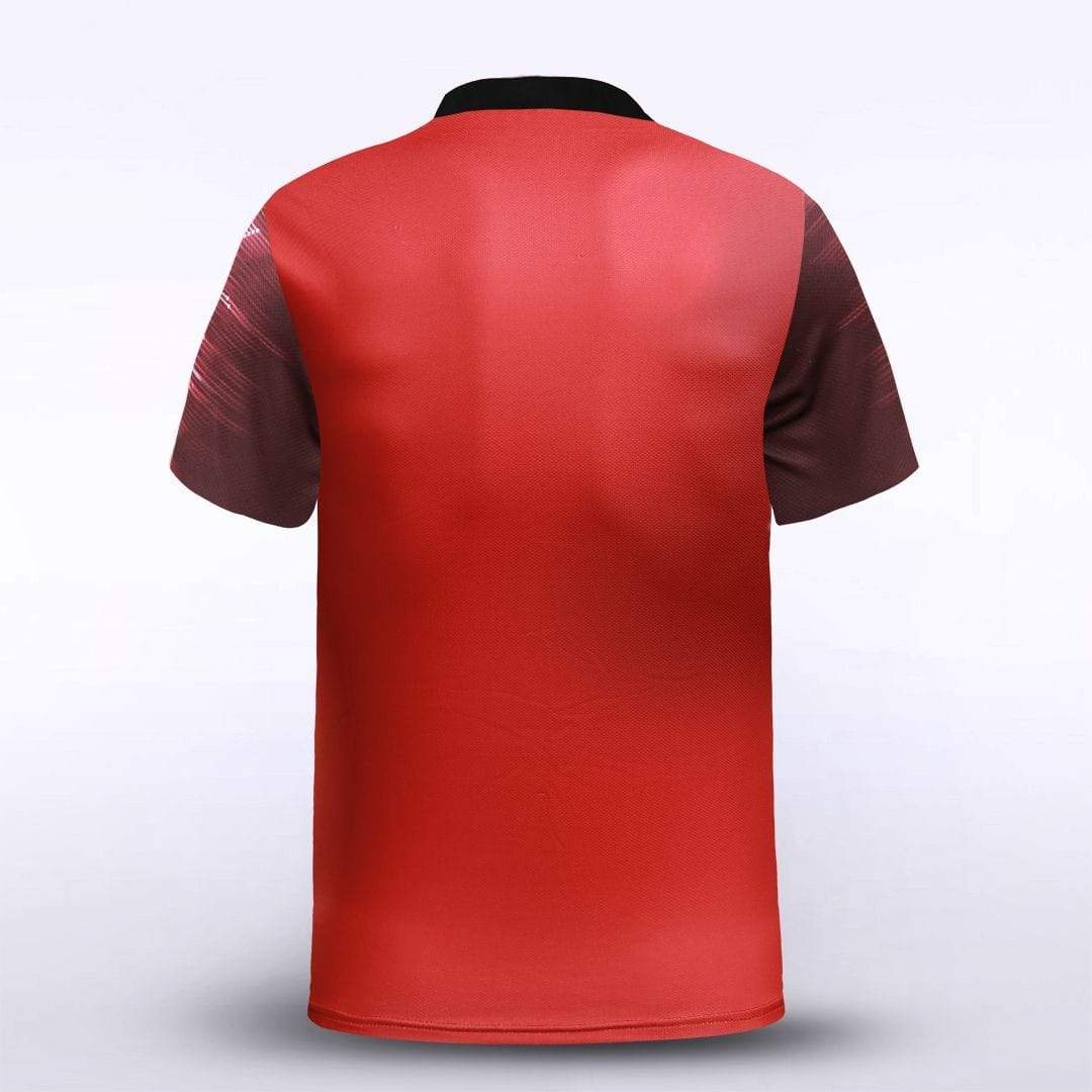 Red Continent Soccer Jersey