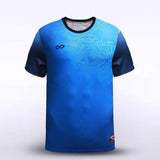 Blue Continent Soccer Jersey