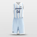 Argentina - Custom Sublimated Basketball Uniform Set