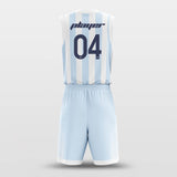 blue and white basketball jerseys