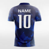 Custom Navy Blue Men's Sublimated Soccer Jersey