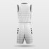 white Mesh Basketball Jersey