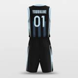 blue basketball jersey kit