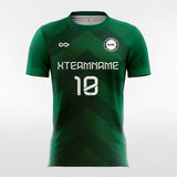 Custom Green Stripe Soccer Jerseys