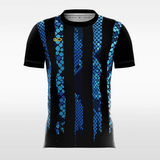 Navy Blue Snakeskin Soccer Jersey