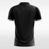 Black Men's Team Soccer Jersey Design