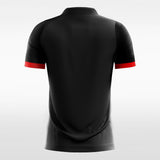 Custom Black Men's Sublimated Soccer Jersey