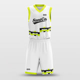 White Basketball Jerseys Moisac