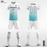 Gradient Soccer Jerseys for University Green