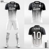 Gradient Stripe Soccer Jersey