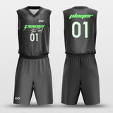 Green Tongue - Custom Sublimated Basketball Uniform Set