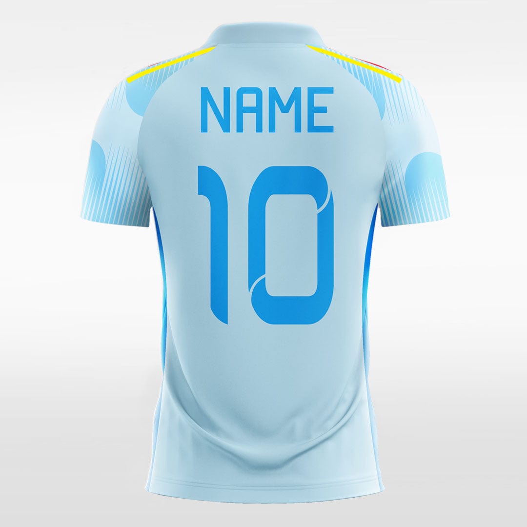 Custom Light Blue Soccer Jerseys