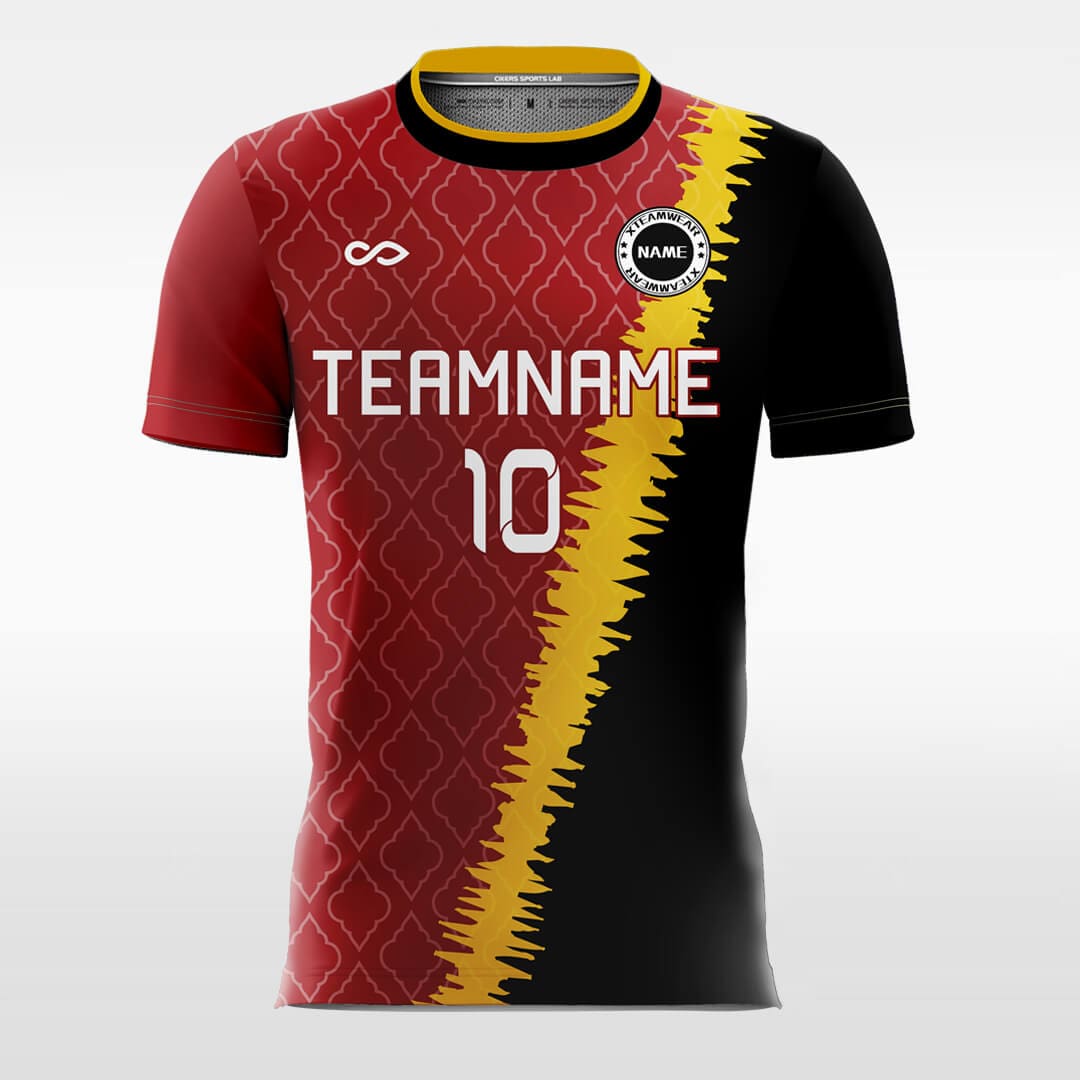 Red and Black Soccer Jersey