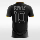 Custom Black Men's Sublimated Soccer Jersey