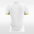 White Customized Men's Sublimated Soccer Jersey