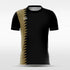 Custom Yellow and Black Men's Soccer Jersey