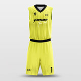 Yellow Stripe Basketball jerseys