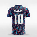 pop camouflage soccer jersey blue