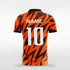 camo orange soccer jersey