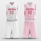 Valentine's Day - Customized Reversible Sublimated Basketball Set