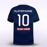 Custom Navy Kid's Sublimated Soccer Jersey