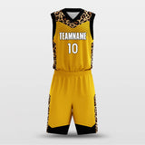 Animal Print - Customized Basketball Jersey Set Sublimated BK160628S