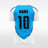 applaud custom soccer jersey for men blue