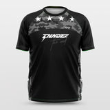 Black Jersey Short Sleeve