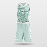 Bamboo Green Basketball Jersey Set