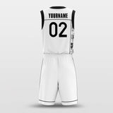 black basketball jersey set