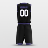 black basketball jerseys